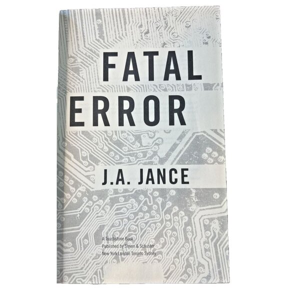 J.A. JANCE Lot of 2 Hardcover Books (Clawback & Fatal Error) - Picture 4 of 10